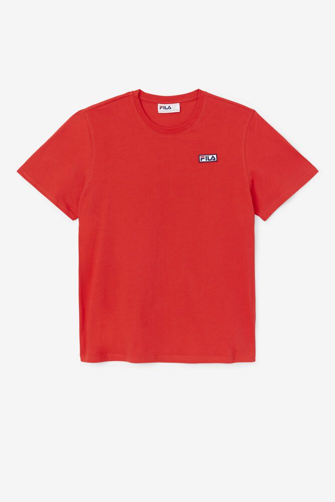 Fila Skylar T-Shirt Red - Mens - 58794WGYI